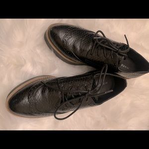 Black Madden Girl Wedges